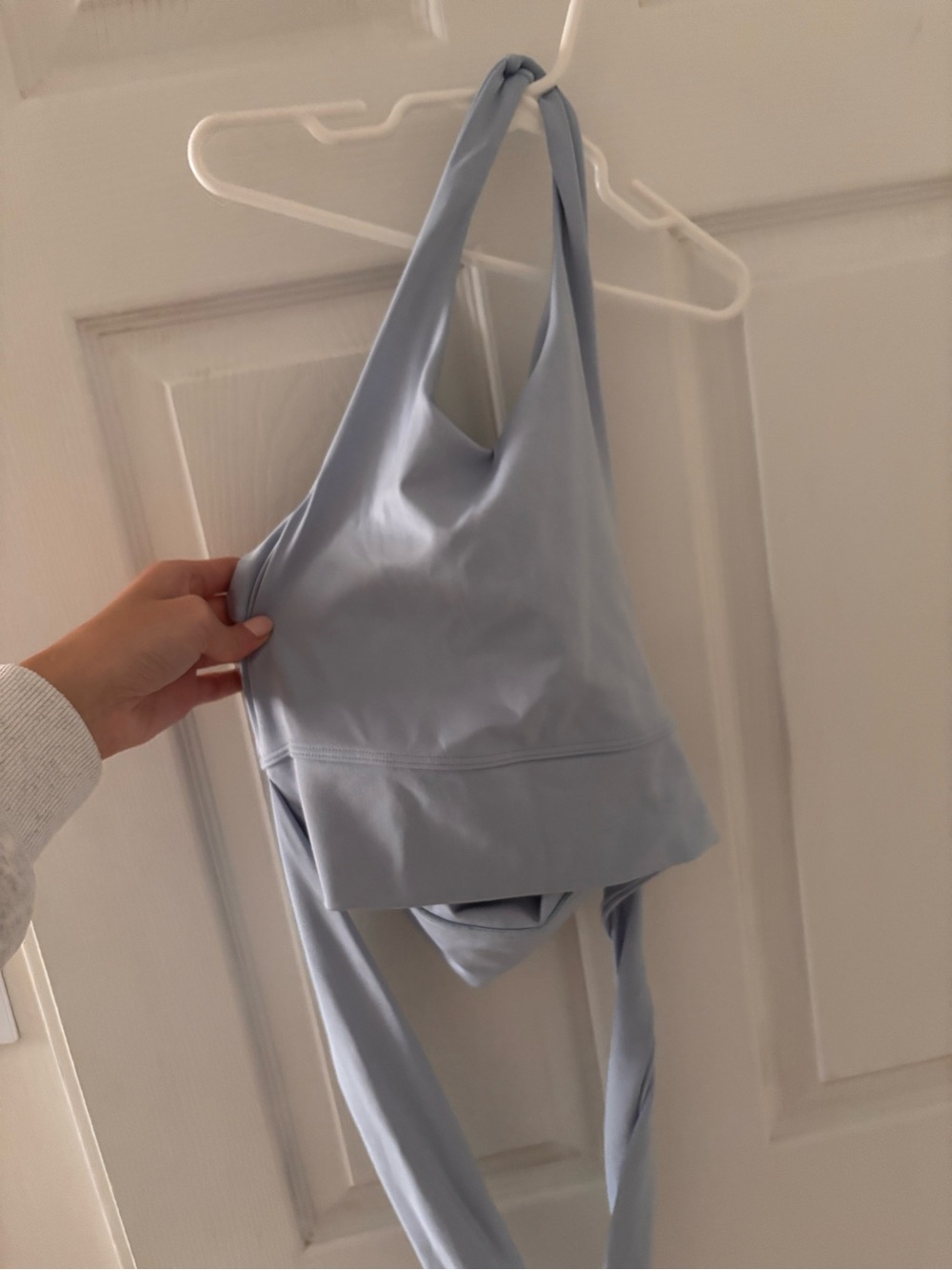 Hollister Light Blue Halter Sports Bralette
